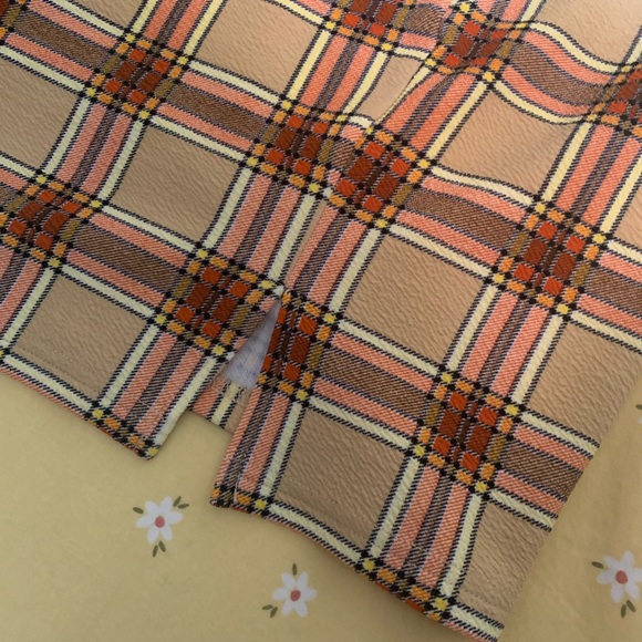 NWOT / Plus Size Plaid Mini Dress - Picture 2 of 2